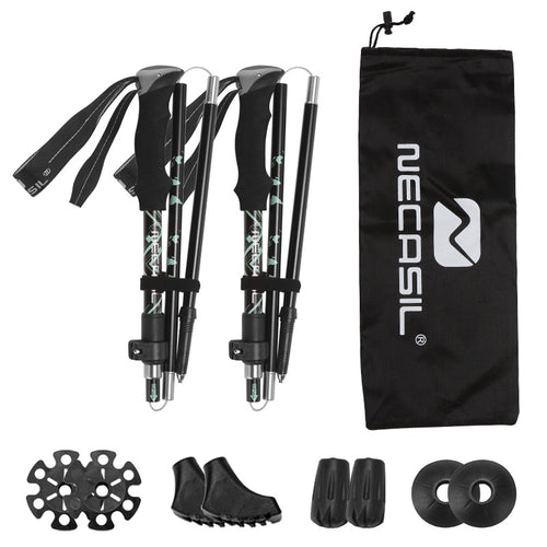 Aluminum Alloy Hiking Cane – Durable Outdoor Trekking Staff (N82 Set)