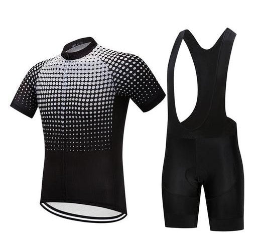 Cycling Set - White Dots