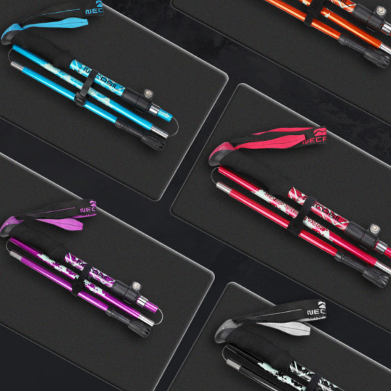 Aluminum Alloy Hiking Cane – Durable Outdoor Trekking Staff (N82 Set)