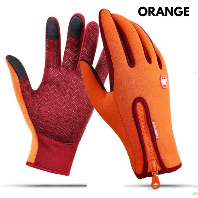 Winter Gloves Thermal Gloves Touch Screen Riding Motorcycle Sliding Waterproof Sports Gloves With Fleece