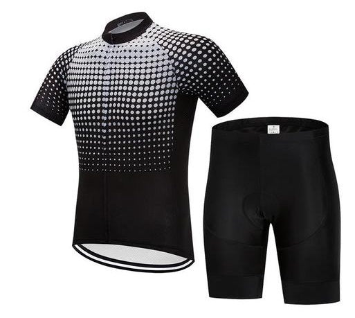 Cycling Set - White Dots