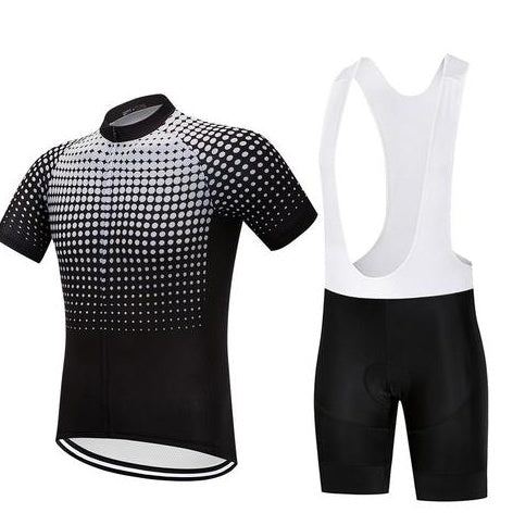 Cycling Set - White Dots