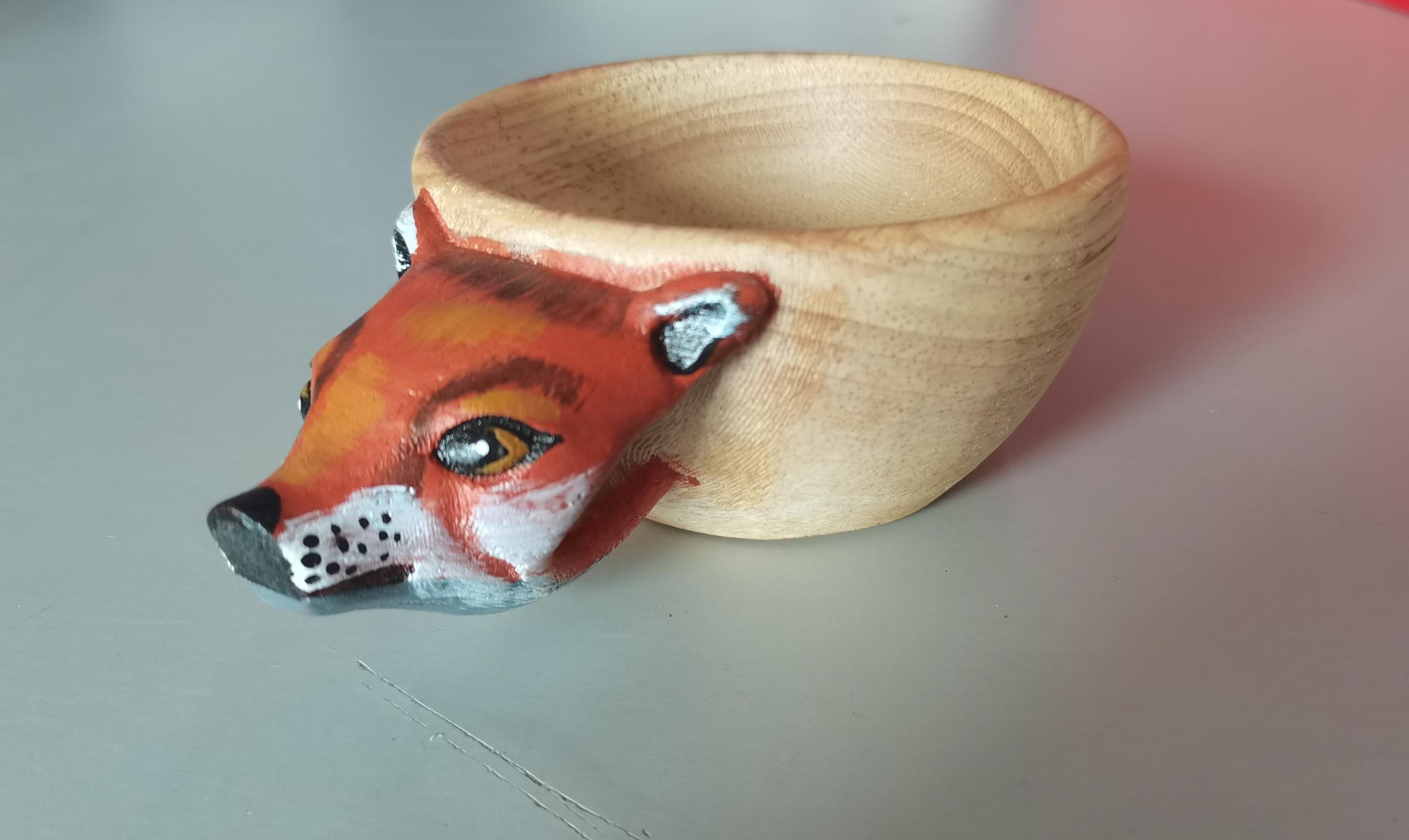 Hand-Carved Wooden Kuksa Cup – Rustic Scandinavian Mug for Camping & Christmas Gifts